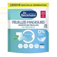 Dr beckmann lessive feuilles magiques la sensible x25