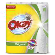 Okay essuie-tout 16 rouleaux blanc