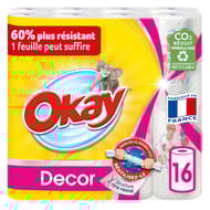 Okay essuie-tout 16 rouleaux décoré