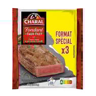 Fondant de faux filet x3 420g Charal