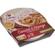 Carrefour canard à l'orange et son duo de riz 300g