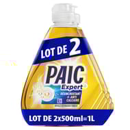 Paic expert+ liquide vaisselle désincrustant+anti calcaire 2x500ml