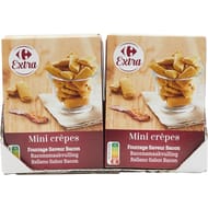 Carrefour biscuit apéritifs crêpes fourrées bacon 65g