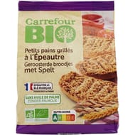 Carrefour bio petits pains grillés à l'épeautre - 225g