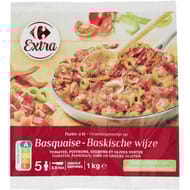 Carrefour extra poêlée de légumes à la basquaise 1kg