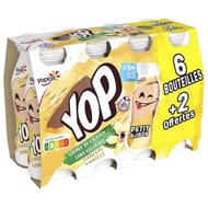 P'tit yop aromatisé vanille 6x180g +2 offerts