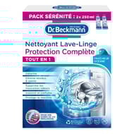 Dr beckmann nettoyant machine lave-linge protection complète duo pack 2x250ml