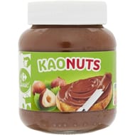 Carrefour classic' kaonuts pâte à tartiner aux noisettes 400g