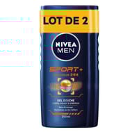 Nivea Bath Care shampooing-douche sport men 2x250ml