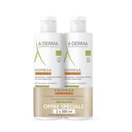 A-derma exomega control gel moussant duo emollient 2x500ml