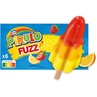 Pirulo 6 bâtonnets fuzz jus de fruits 348ml 348g
