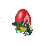 Combattant avec dragon vert