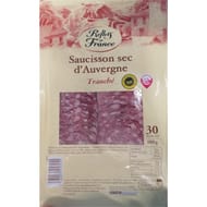 Reflets de France saucisson sec d'Auvergne 30 tranches 100g