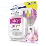Febreze electrique 3volution desodorisant zero% lily 20ml