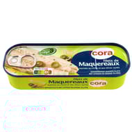 Cora filets de maquereaux marinés au citron et aux olives vertes 176g