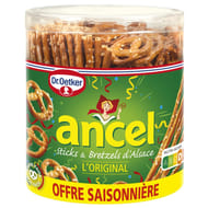 Ancel sticks et bretzels d'alsace tubo 300g