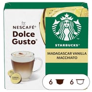 Starbucks by Dolce Gusto macchiato vanille 6 capsules café + 6 capsules lait 132g