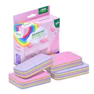Liseré vert éponges rainbow x4