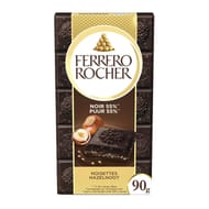 Ferrero rocher tablette chocolat noir 90g