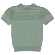 Pull manches courtes femme VERT EMERAUDE 50\52