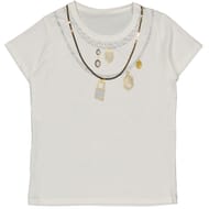 Tee shirt manches courtes femme ECRU T50/52