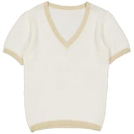 Pull manches courtes femme ECRU T38/40