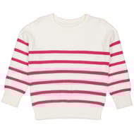 Pull manches longues femme ECRU/NOIR T50\52