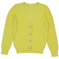 Gilet manches longues femme JAUNE MELANGE T38\40