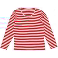Tee shirt manches longues femme RAYE ROUGE/OFF WHITE T38\40