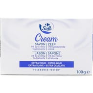 Carrefour soft savon 1/4 de crème hydratante 100g