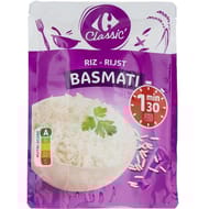 Carrefour classic' riz basmati micro-ondes 1min30 250g