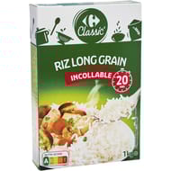 Carrefour classic' riz long grain incollable 1kg