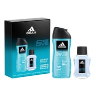 Adidas coffert ice dive eau toilette 100ml+ gel douche