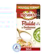 Président crème fluide 25%mg uht brique 50cl