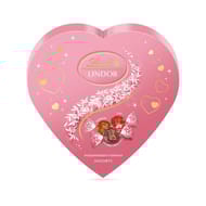Lindt boîte coeur de boules lindor assortiment 160g
