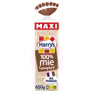 Harry's 100% mie pain de mie sans croute complet maxi 650g