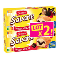 Brossard lot 2 pocket x7 chocolat noir 210g