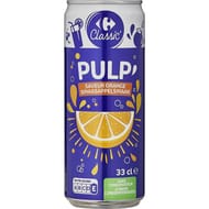 Carrefour classic' pulp' orange 33cl
