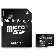 Media range carte micro SDXC 64go avec adaptateur SD MDR13477