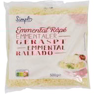 Simpl fromage râpé emmental 500g