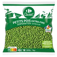 Carrefour classic' petits pois extra-fins 1kg