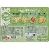 Carrefour classic' biscuits apéritifs assortiments crackers 380g