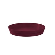 Soucoupe toscane diam 15 cm - bourgogne