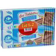 Carrefour classic' biscuits chocolat au lait 2x150g