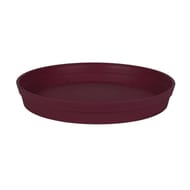 Soucoupe toscane diam 34.5 cm - bourgogne
