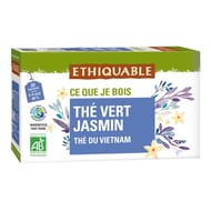 Ethiquable thé vert jasmin bio 36g
