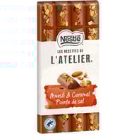 Nestlé L'Atelier chocolat lait muesli pointe de sel amandes 170g