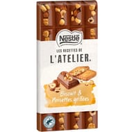 Nestlé recettes de l'atelier choco lait biscuit noisettes grillées 170g
