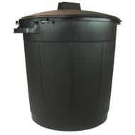 Poubelle de jardin 80 l noir