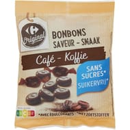 Carrefour original bonbons au café sans sucres -120g